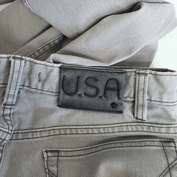 John Varatos Black Weft Jeans In Shark Size 30